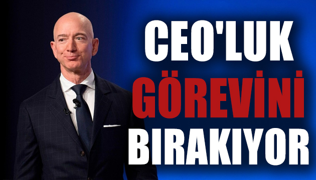 Jeff Bezos CEO luk görevini bırakıyor