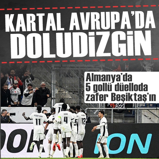 Beşiktaş 2'de 2 yaptı: Avrupa'da bir zafer daha