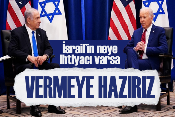 ABD Başkanı Joe Biden: İsrail İn neye ihtiyacı varsa vermeye hazırız