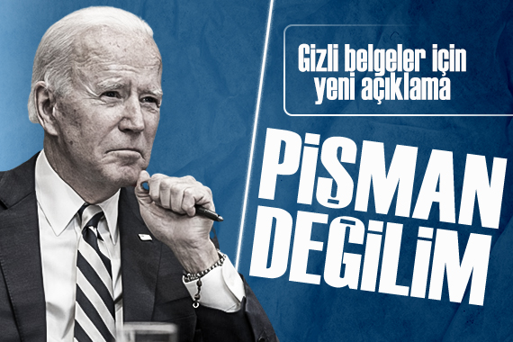 ABD başkanı Joe Biden dan gizli belge açıklaması:  O belgelerde hiçbir şey yok 