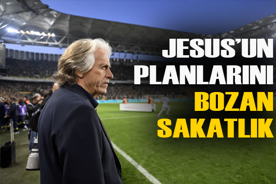 Bu sakatlık, Jorge Jesus un tüm planlarını bozabilir