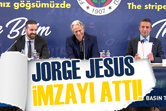 Jorge Jesus için imza töreni düzenlendi!