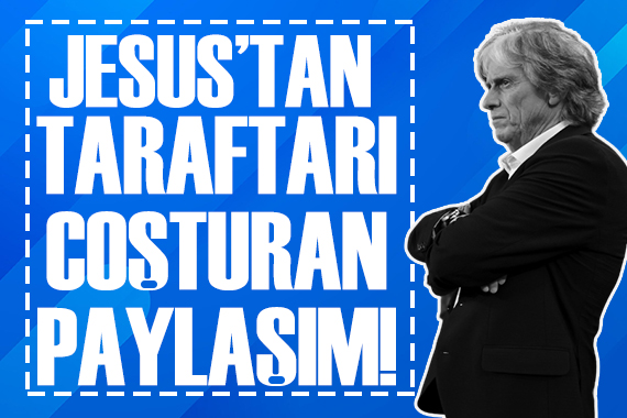 Jorge Jesus tan taraftarı coşturan paylaşım!