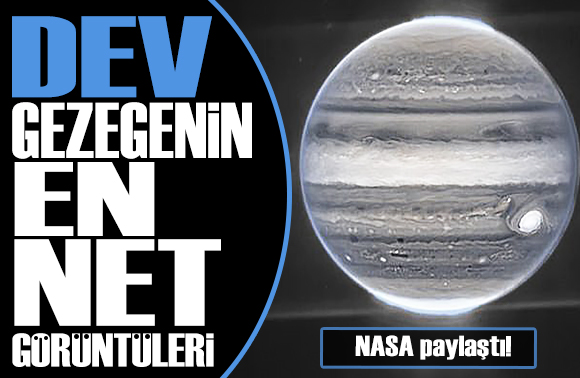 NASA, Jüpiter in yeni fotoğraflarını paylaştı!