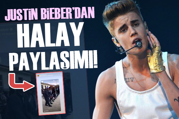 Justin Bieber dan halay paylaşımı!