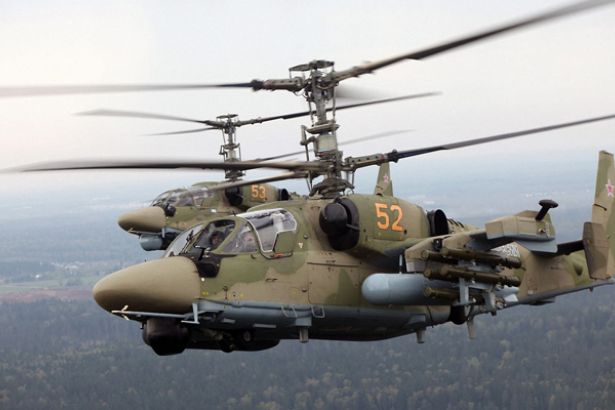 Suriye de Rus savaş helikopteri düştü