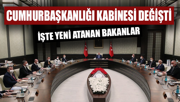 Cumhurbaşkanlığı kabinesinde sürpriz değişiklik