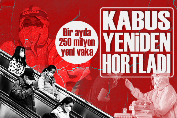 Çin de  Sıfır Covid  patladı: Yalnızca aralıkta 250 milyon yeni vaka