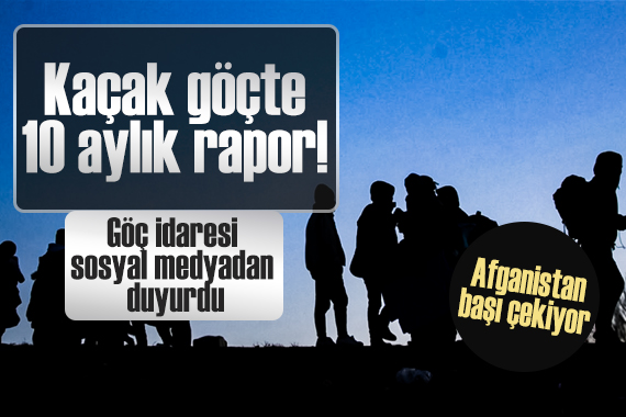 Göç İdaresi Başkanlığı, kaçak göçle mücadele rakamlarını sosyal medyadan duyurdu!