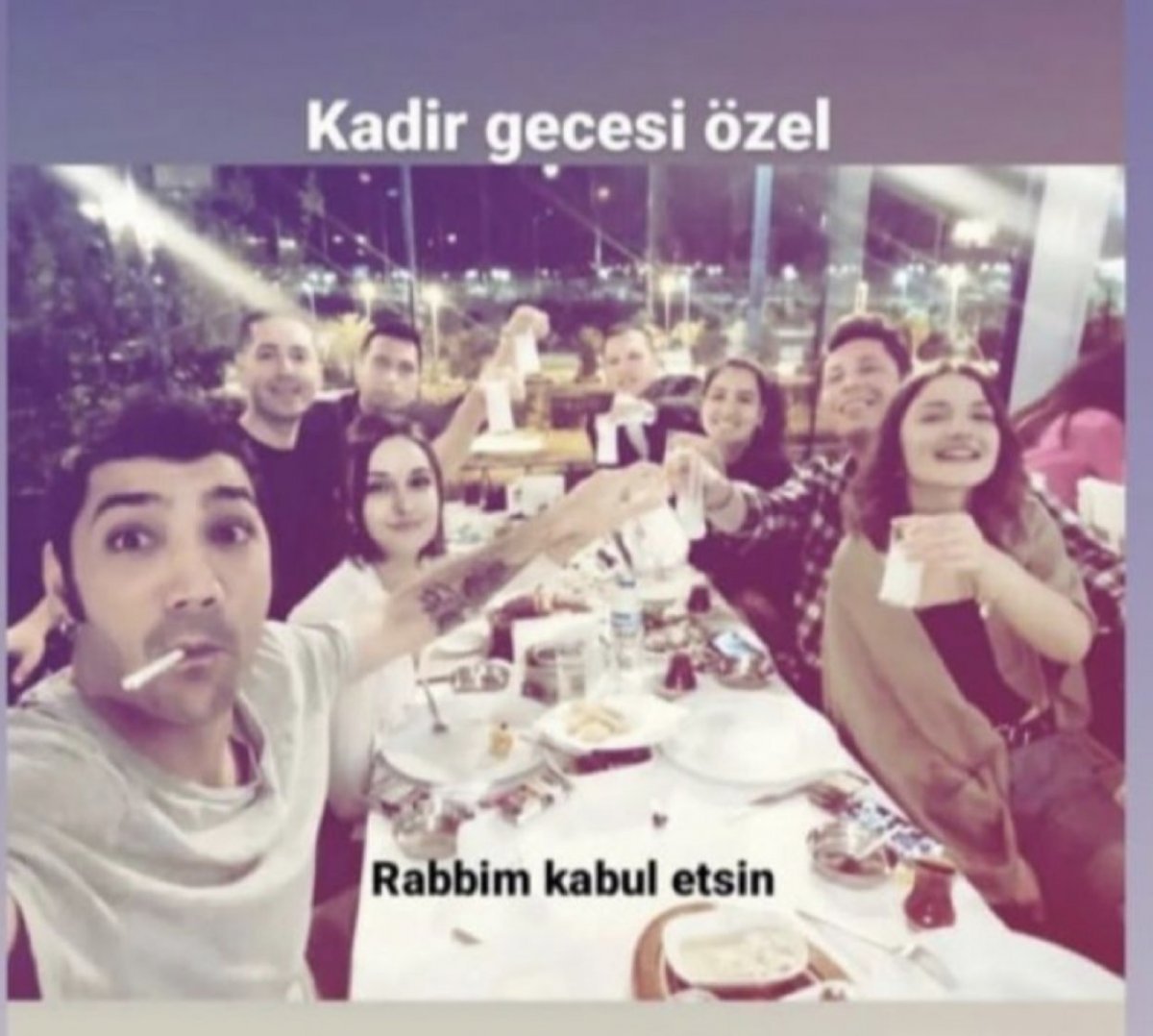 Kadir Gecesi alkollü fotoğrafa hapis cezası!