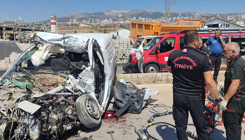 Kahramanmaraş ta baba-kızın feci sonu!