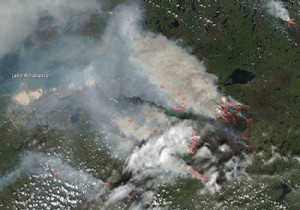 Kanada daki orman yangını sürüyor!