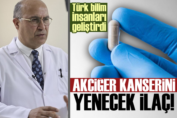 Akciğer kanserini yenecek ilaç! Türk bilim insanları geliştirdi