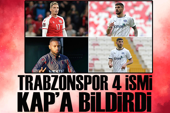 Trabzonspor 4 transferi açıkladı!