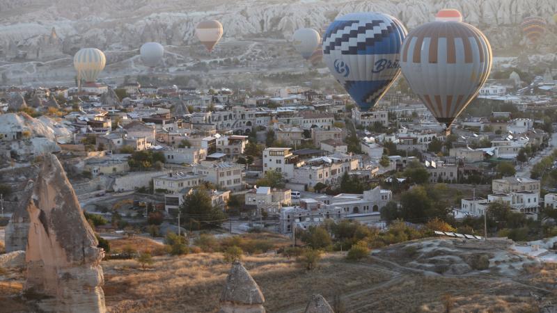 Kapadokya ya nisan ayında turist akını