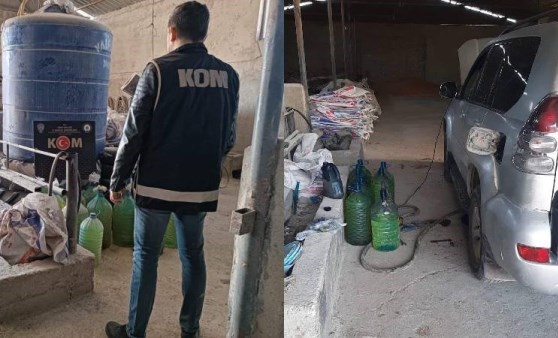 517 litre kaçak akaryakıt ele geçirildi!