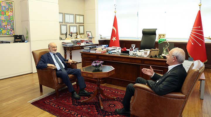 Kılıçdaroğlu, Karamollaoğlu ile bir araya geldi