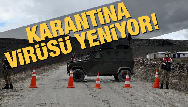 Karantina virüsü yeniyor: Köylerde yeni vaka görülmedi!