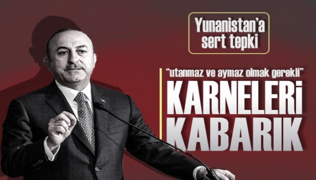 Bakan Çavuşoğlu'ndan, Yunanistan'ın mültecilere kötü muamelesine sert tepki!