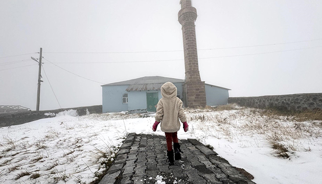 Ardahan ve Kars ta kar yağışı
