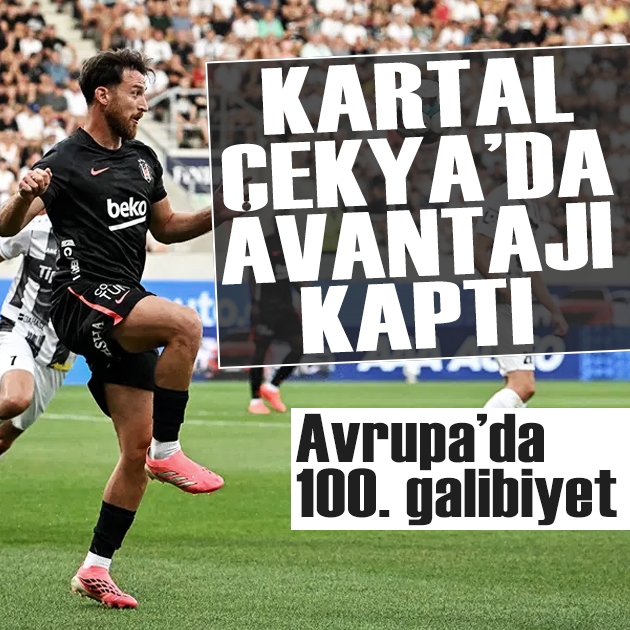 Beşiktaş Çekya deplasmanında avantajı kaptı