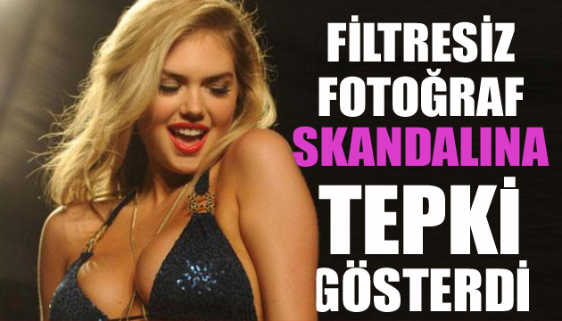 Filtresiz fotoğraf skandalına tepki gösterdi