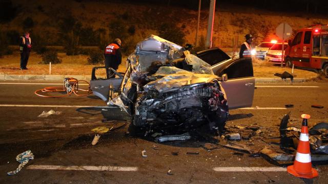 Uşak’ta trafik kazası: 2 ölü!