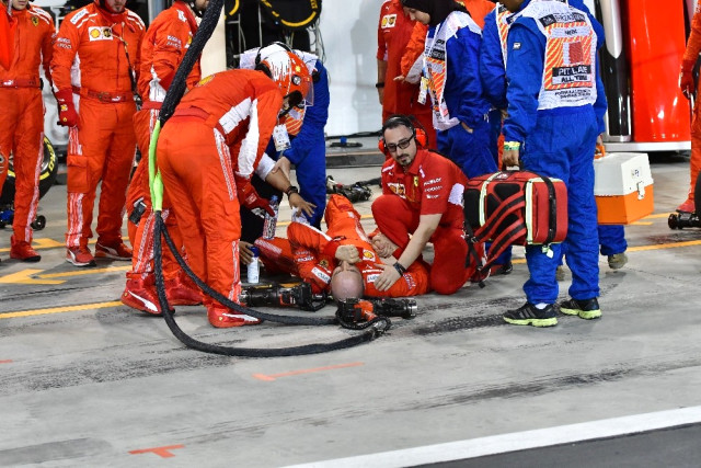 Formula 1 de beklenmedik kaza