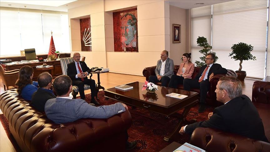 Sendika başkanlarından Kılıçdaroğlu na ziyaret