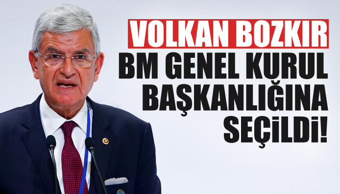 Volkan Bozkır, BM Genel Kurul Başkanlığına seçildi