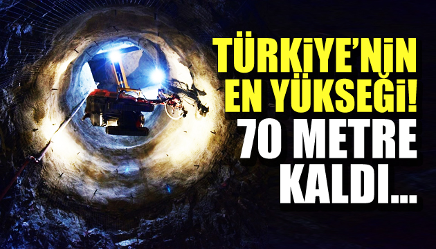 Türkiye nin en yüksek baraj inşaatında bitime 70 metre kaldı