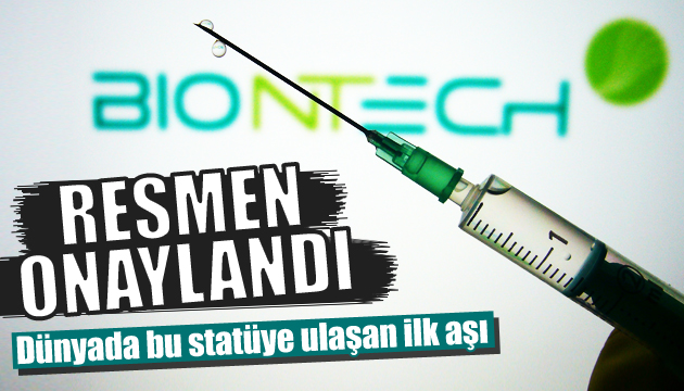 Pfizer/BioNTech aşısına tam onay geldi!