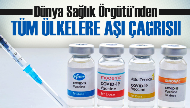 DSÖ den tüm ülkelere aşı çağrısı