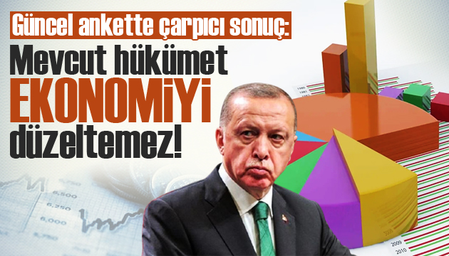 Ankette çarpıcı sonuç: Mevcut hükümet ekonomiyi düzeltemez!