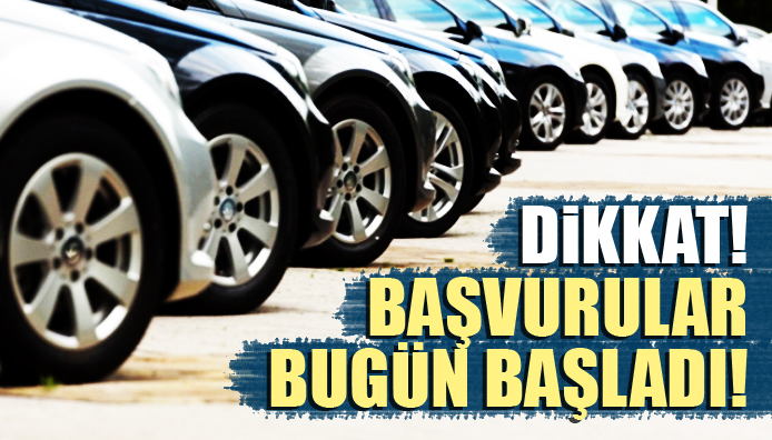 Dev araç kampanyası bugün başladı