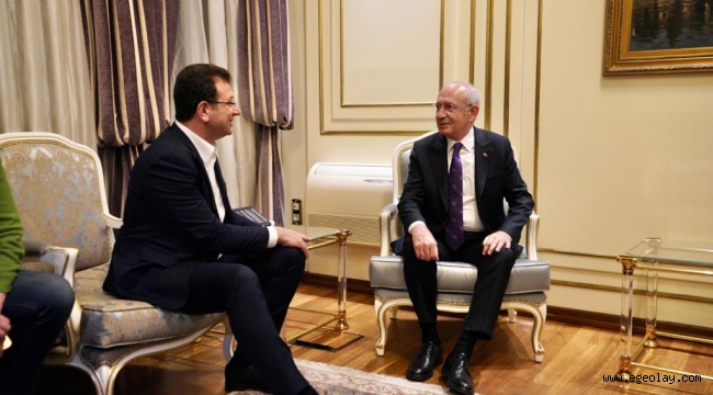 Kılıçdaroğlu, İBB Başkanı İmamoğlu’nu kabul etti