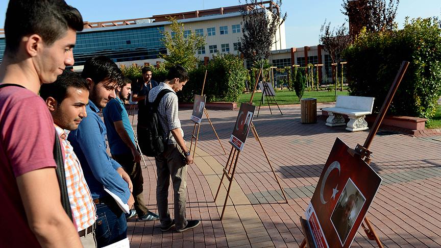 Kilis te  15 Temmuz  sergisi