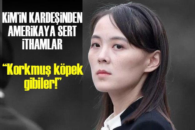 Kim in kız kardeşinden ABD ye sert sözler: Korkmuş köpek gibiler