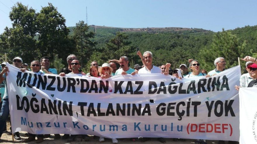 Komünist Başkan Kaz Dağları’nda