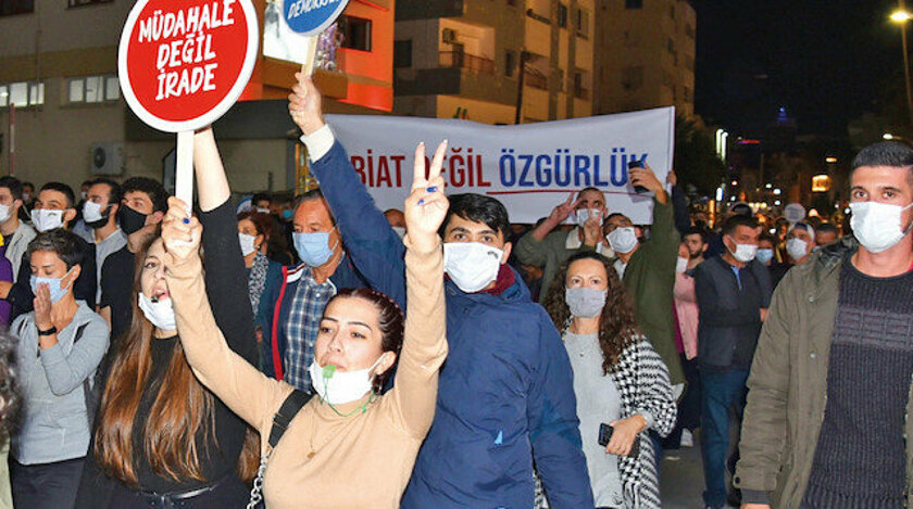 KKTC’de Türkiye karşıtı yürüyüş!