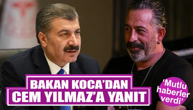 Cem Yılmaz ın çağrısına Sağlık Bakanı Koca dan yanıt