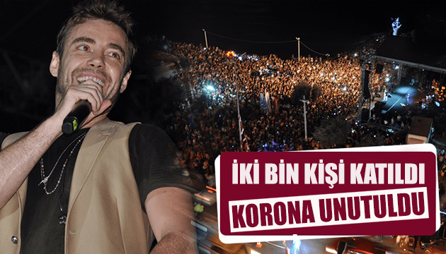 Murat Dalkılıç konserinde korona unutuldu!