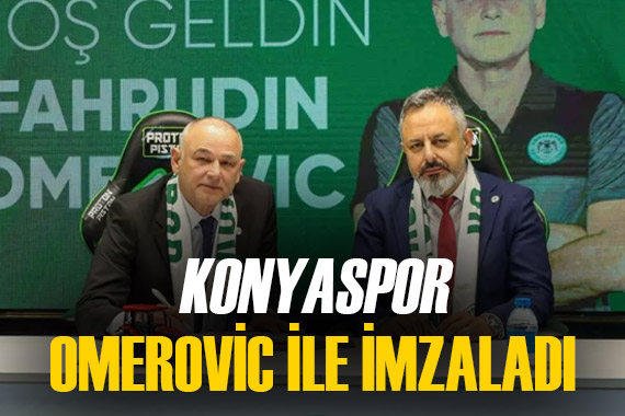 Fahrudin Omerovic, Konyaspor ile sözleşme imzaladı