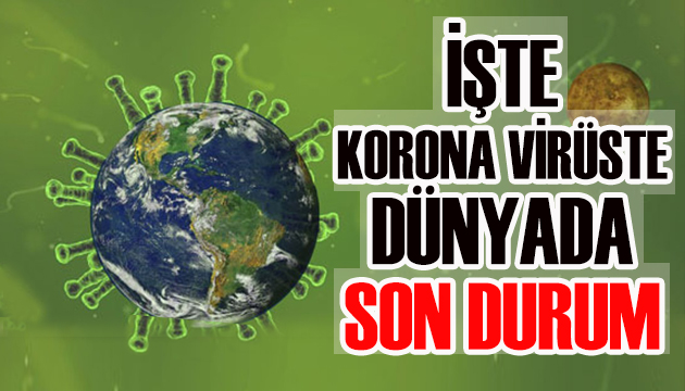 Korona virüste dünyada son durum (9 Nisan 2020 Perşembe)