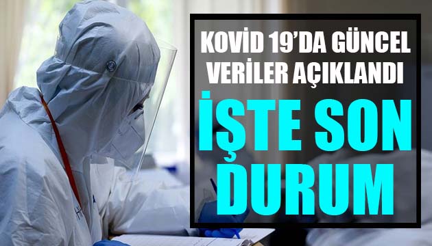 Kovid 19 da güncel veriler açıklandı; İşte son durum