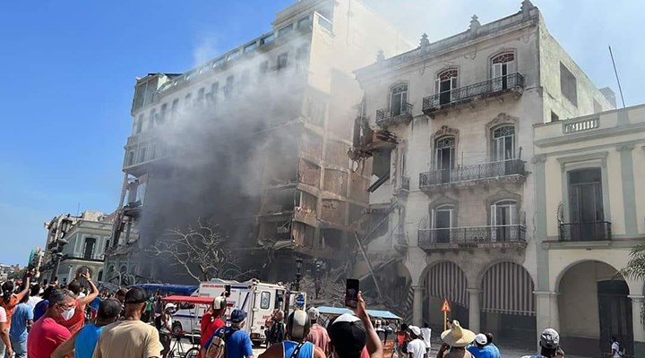 Küba nın başkenti Havana da şiddetli patlama