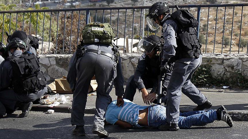 Kudüs te 5 Filistinli gözaltında