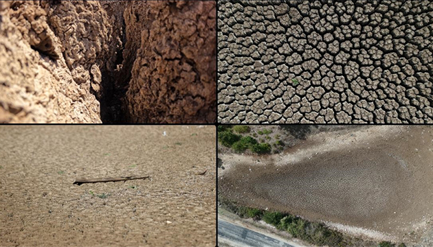 Taşlık Göleti kurudu