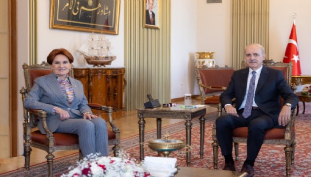 TBMM Başkanı Numan Kurtulmuş, İYİ Parti lideri Meral Akşener ile görüştü