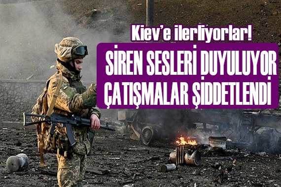 Rus ordusu Kiev e ilerliyor!